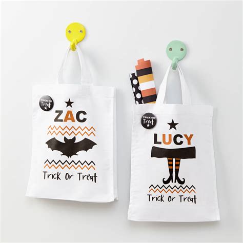 Personalised Halloween Trick Or Treat Bag By Tilliemint