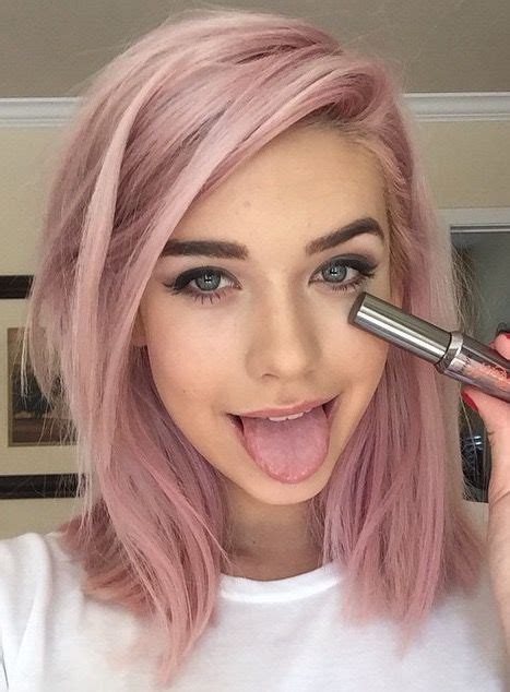 Image Result For Pink Tinted Grey Hair Capelli Colorati Idee Per