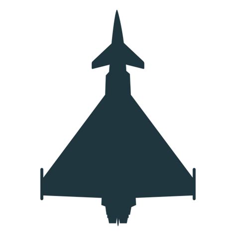 Simple Military Aircraft Top View Silhouette Png And Svg Design For T Shirts