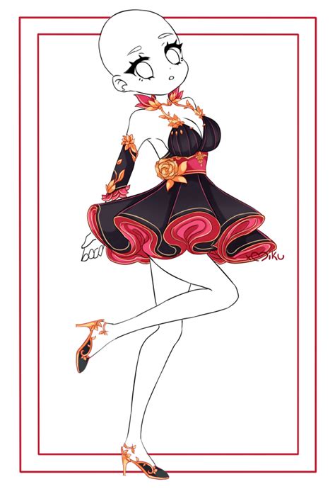 Closed Auction Outfit 556 Lineart By Xmikuchuu On Deviantart