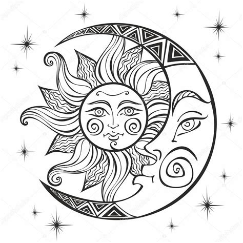 Desenhos Lua E Sol