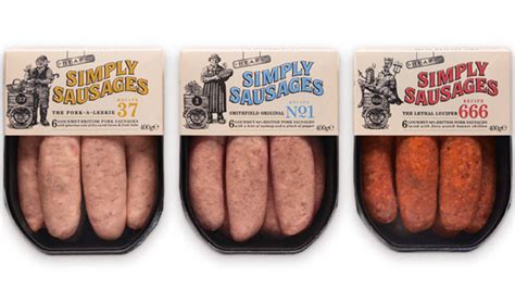 Simply Sausages Dieline Design Branding And Packaging Inspiration