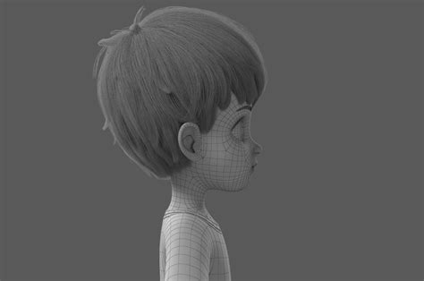 Cartoon Boy Rigged 3d Model Rigged Cgtrader