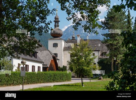 Gmunden Schloss Ort Or Schloss Orth Complex In The Traunsee Lake In