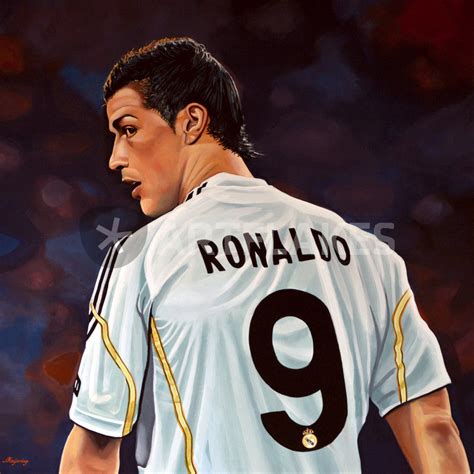 Cristiano Ronaldo Painting Painting Art Prints And Posters By Paul