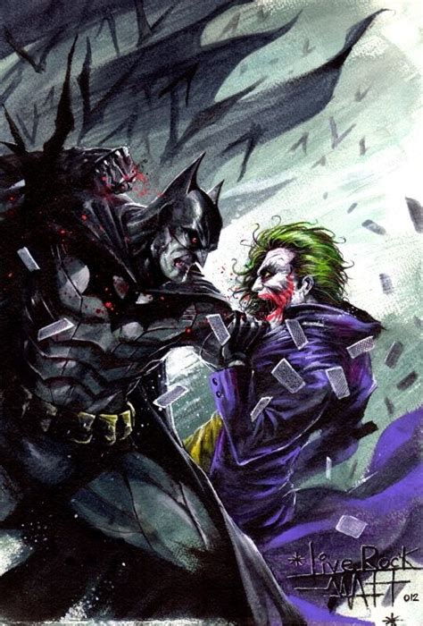 Artwork Batman Vs Joker Comic K0nem