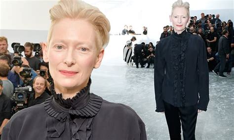 Tilda Swinton Looks Effortlessly Cool As She Injects Her Signature