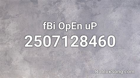 Fbi Open Up Id Roblox 18002378255