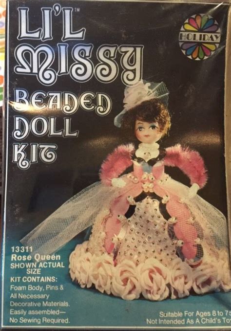 lil missy beaded doll kit 13311 rose queen craft holiday sealed rose queen bead kits crafts