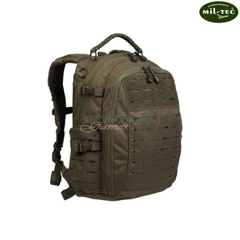Backpack Mission Pack Laser Cut Small Mil Tec Softair Games Asg