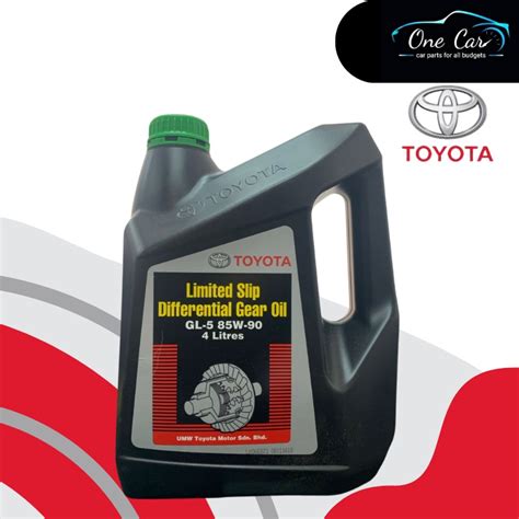 Toyota Lsd Gl 5 85w 90 Limited Slip Differential Gear Oil 4l Green Cap Shopee Malaysia