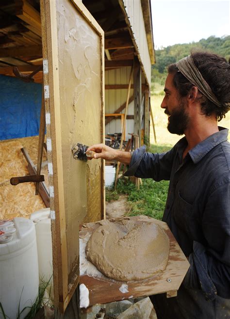 Practice Clay Plastering Without A Wall The Year Of Mud