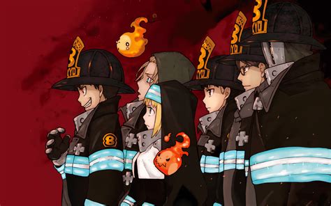 fire force anime wallpapers top free fire force anime backgrounds wallpaperaccess