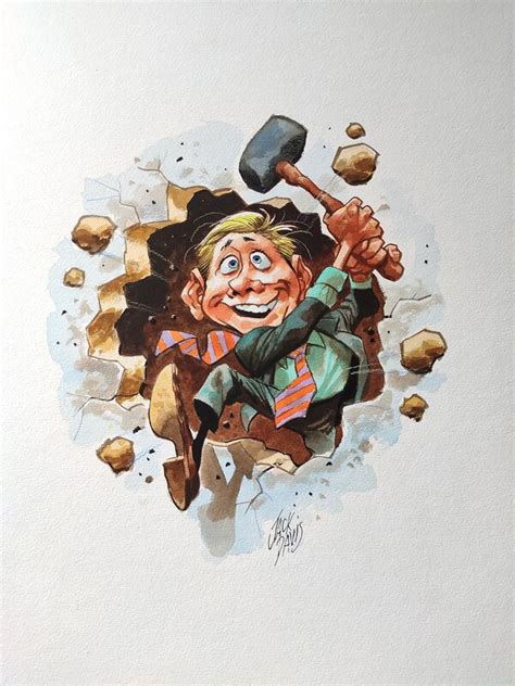 Jack Davis Illustration Couleur Original Illustration