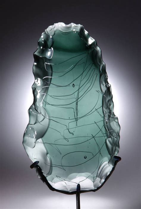 James Devereux Glass Work Glass Art Sculpture Glass Vessel
