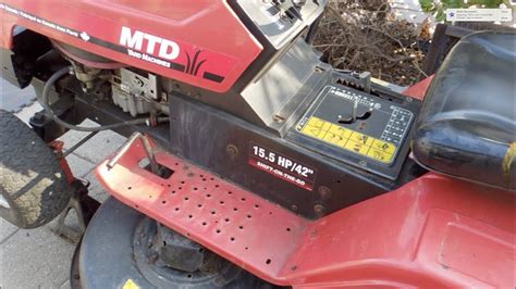 How To Change The Belts On An Mtd Lawn Tractor Youtube
