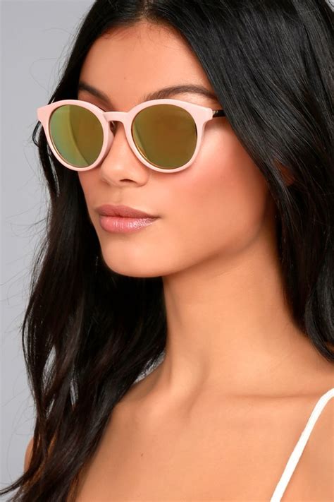 Cute Pink Sunglasses Mirrored Sunglasses Pink Sunglasses Lulus
