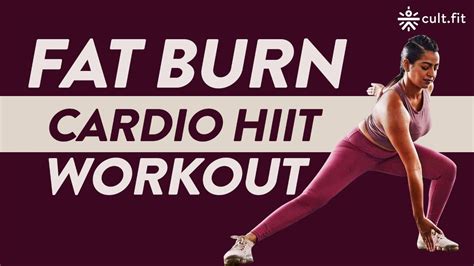 Fat Burn Cardio Hiit Workout Fat Burn Cardio Workout Cardio Workout