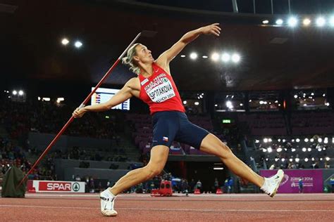 Follow live coverage of the world athletics. Spotakova completes her gold collection with European ...