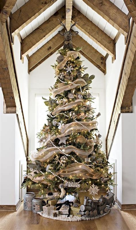 50 Best Farmhouse Christmas Tree Ideas Elegant Christmas Trees