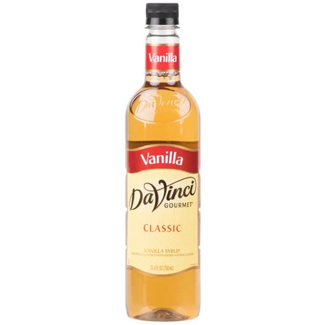 DaVinci Gourmet 750 ML Classic Vanilla Flavoring Syrup