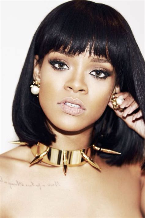 Rihanna Rihanna Short Haircut Rihanna Hairstyles Bob Hairstyles With