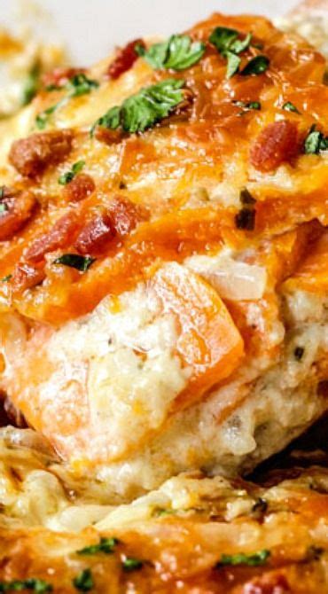 Herb Scalloped Sweet Potatoes And Bacon Au Gratin Scalloped Sweet