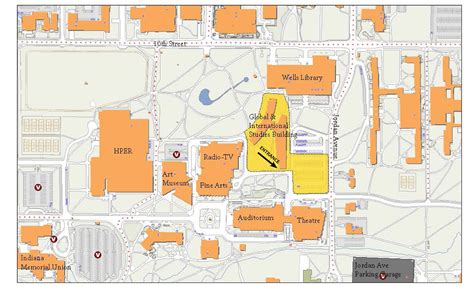 Map Of Indiana University Campus