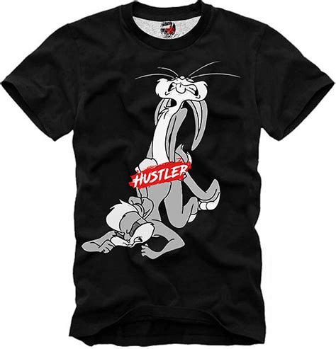 E1syndicate T Shirt Hustler Bugs Bunny Vs Lola Bunny Pepe Le Pew