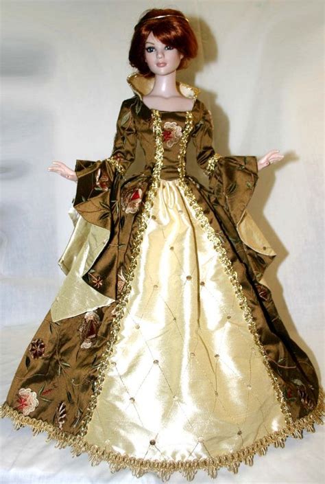 Enchanted Court Gown Pattern For 22 American By Designsbyjude Doll