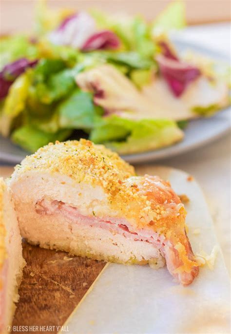 But oh so worth the effort! Gluten-Free Chicken Cordon Bleu - Bless Her Heart Y'all