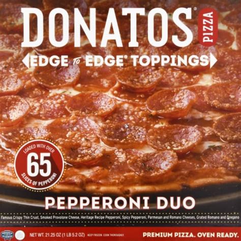 Donatos Pepperoni Duo Pizza 2125 Oz Qfc