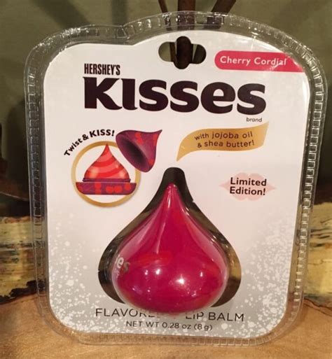 Hersheys Kiss Kisses Limited Edition Lip Balm Cherry Cordial Brand New