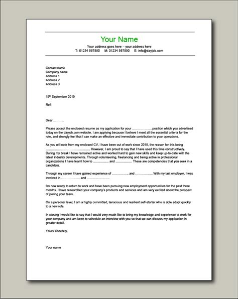 Search for another form here. Free Unemployed cover letter example