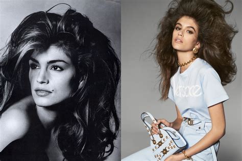 Kaia Gerber Looks Exactly Like Cindy Crawford In The New Versace