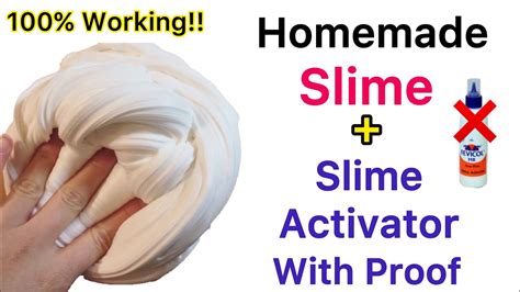 How To Make Slime Without Glue How To Make Slime At Home How To