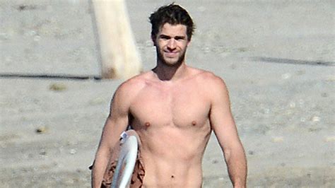 Liam Hemsworth Looks Ripped In Shirtless Photo From Bros B Day Post