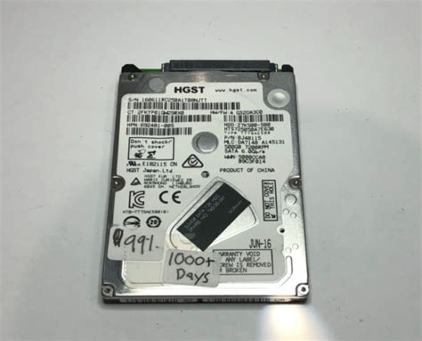 hgst 500gb 2 5 sata 7200rpm laptop hard drive hdd hts725050a7e630 tested ebay