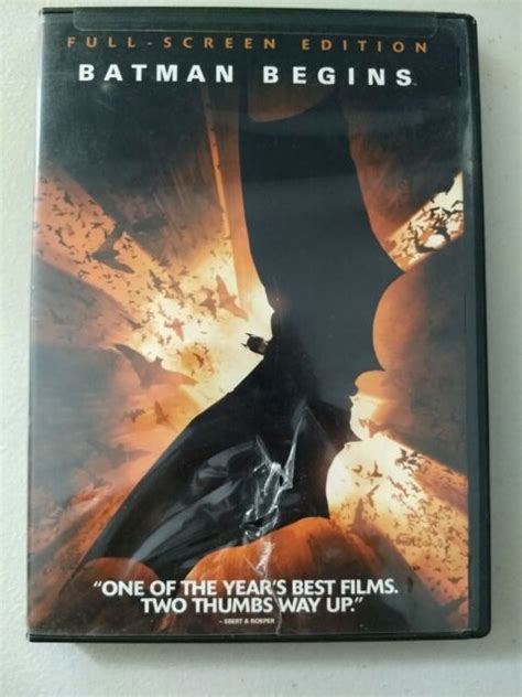 Batman Begins Dvd 2005 Full Frame Ebay