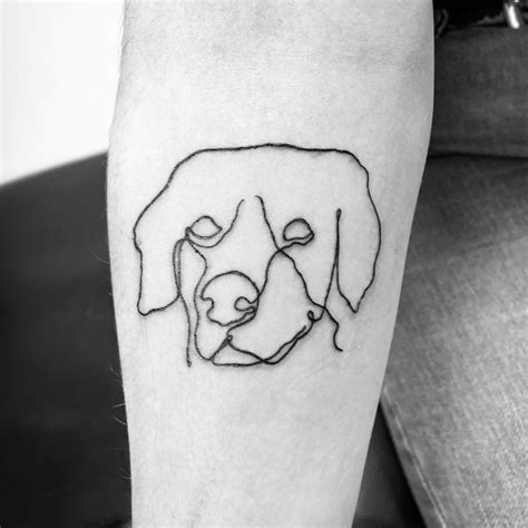 Learn 94 About Minimalist Dog Tattoo Latest Indaotaonec
