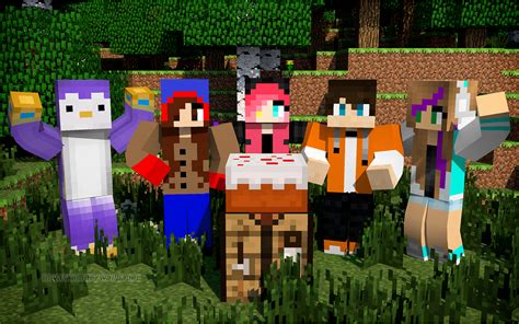 Minecraft Friends By Wolfgirlstuart On Deviantart