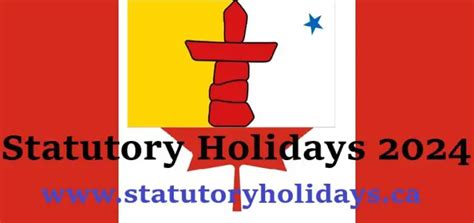 2024 Canadian Statutory Holidays Statutory Holidays In Canada