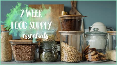 Arts, craft, sewing & party supplies. How To Prepare For A 2 Week Food Supply | Nutrition - YouTube