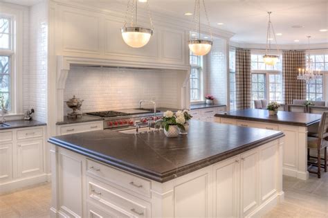 10 Kitchens With Dark And Gray Granite Countertops Interior Design Ideas