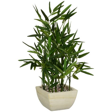 Artificial Bamboo Plant In White Pot Home Artificial Plants Bandm