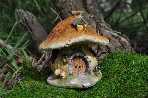 Mushroom Fairy House From Theenchantedworlds On Etsy Studio