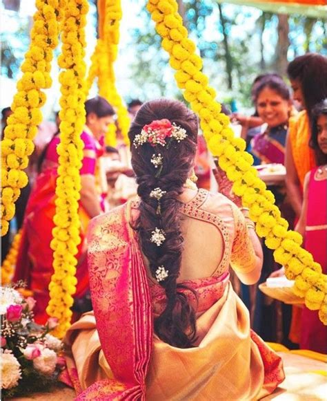 Favorite Bridal Hairstyles This Wedding Season Indian Bride Hairstyle