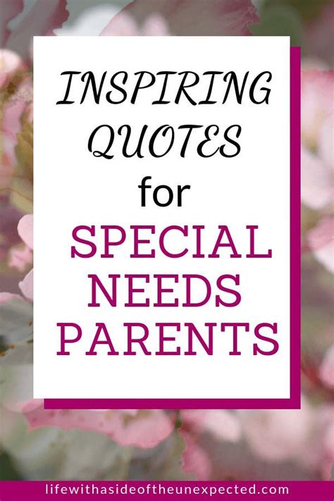 Encouraging Quotes For Special Needs Parents On The Hard