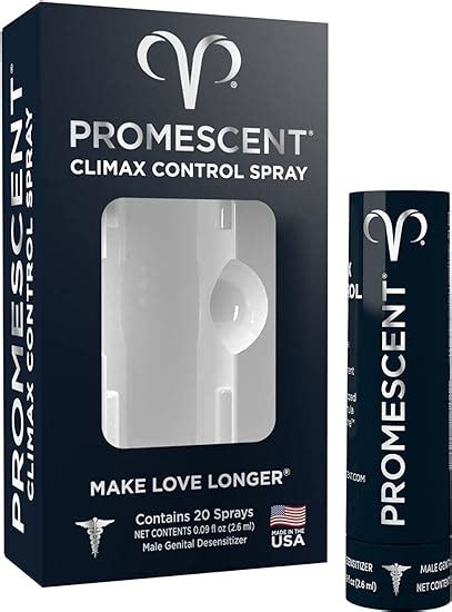 promescent desensitizing delay spray for men clinically proven to help you last
