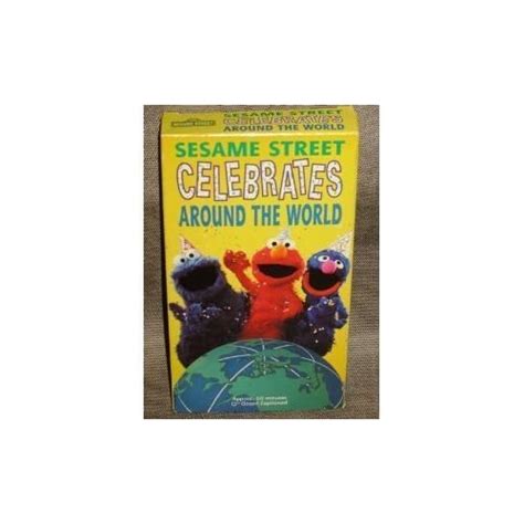 Sesame Street Celebrates Around The World Vhs Sesame Street